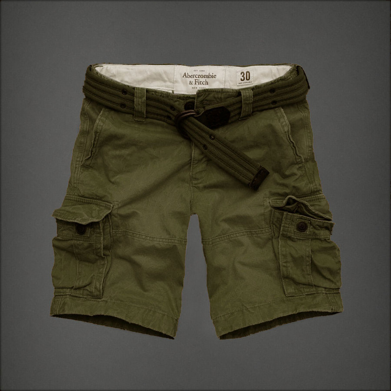Abercrombie Fitch Hombres Cargo Patalón Corto AF7507
